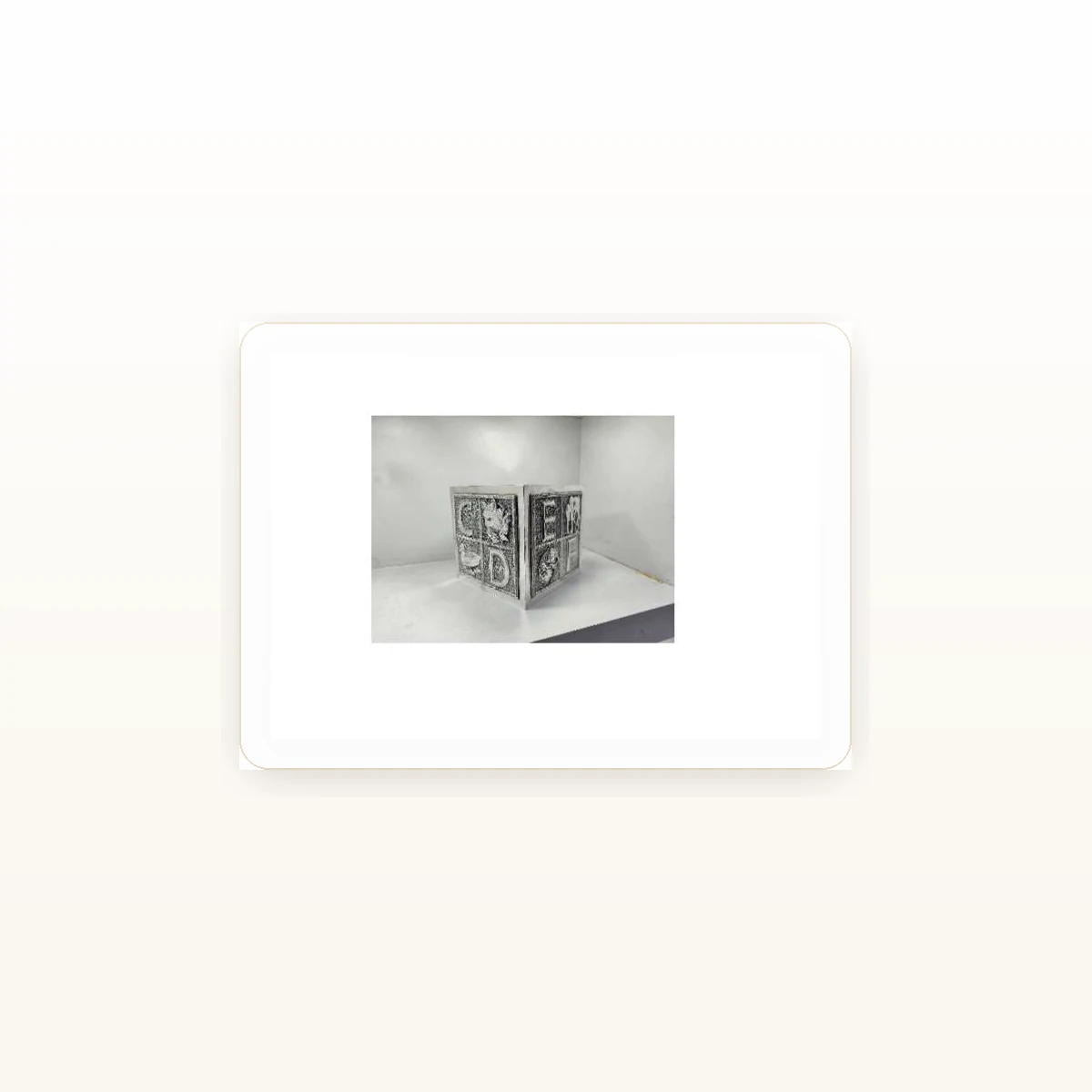 CRESTORA 999 Silver Plated Decorative Piggy Bank