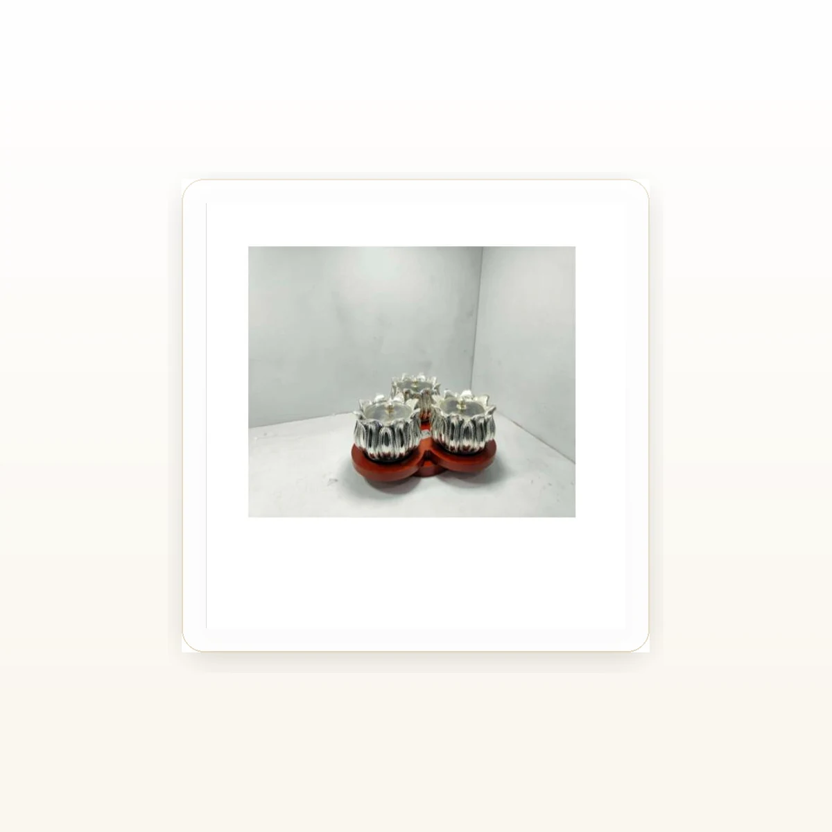 CRESTORA 999 Silver Plated Small Barni Gift Set
