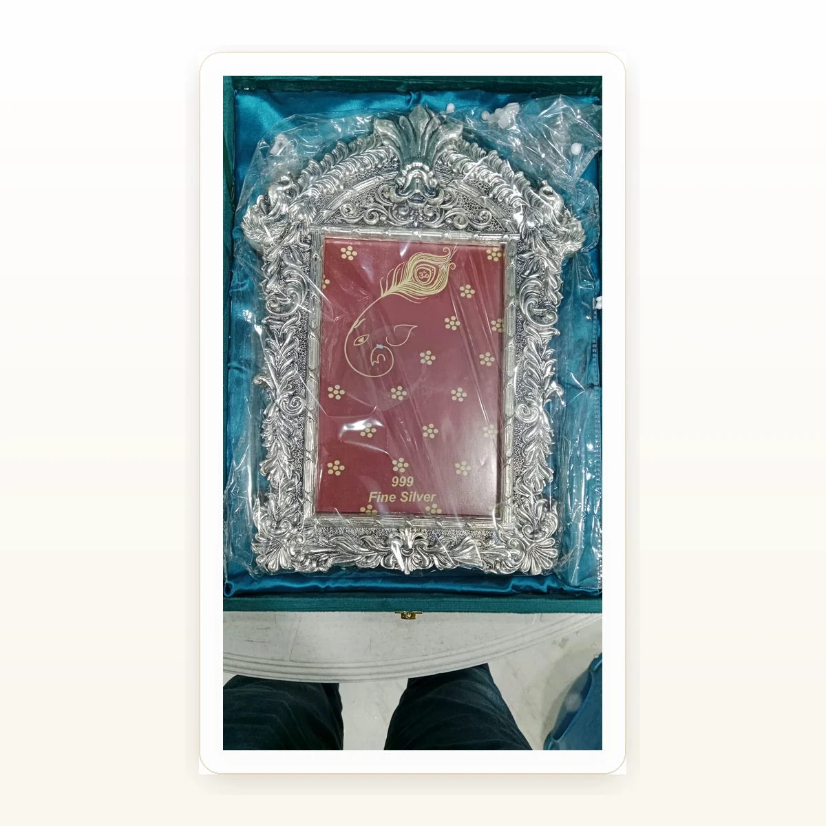 CRESTORA 999 Silver Plated Premium Photo Frame
