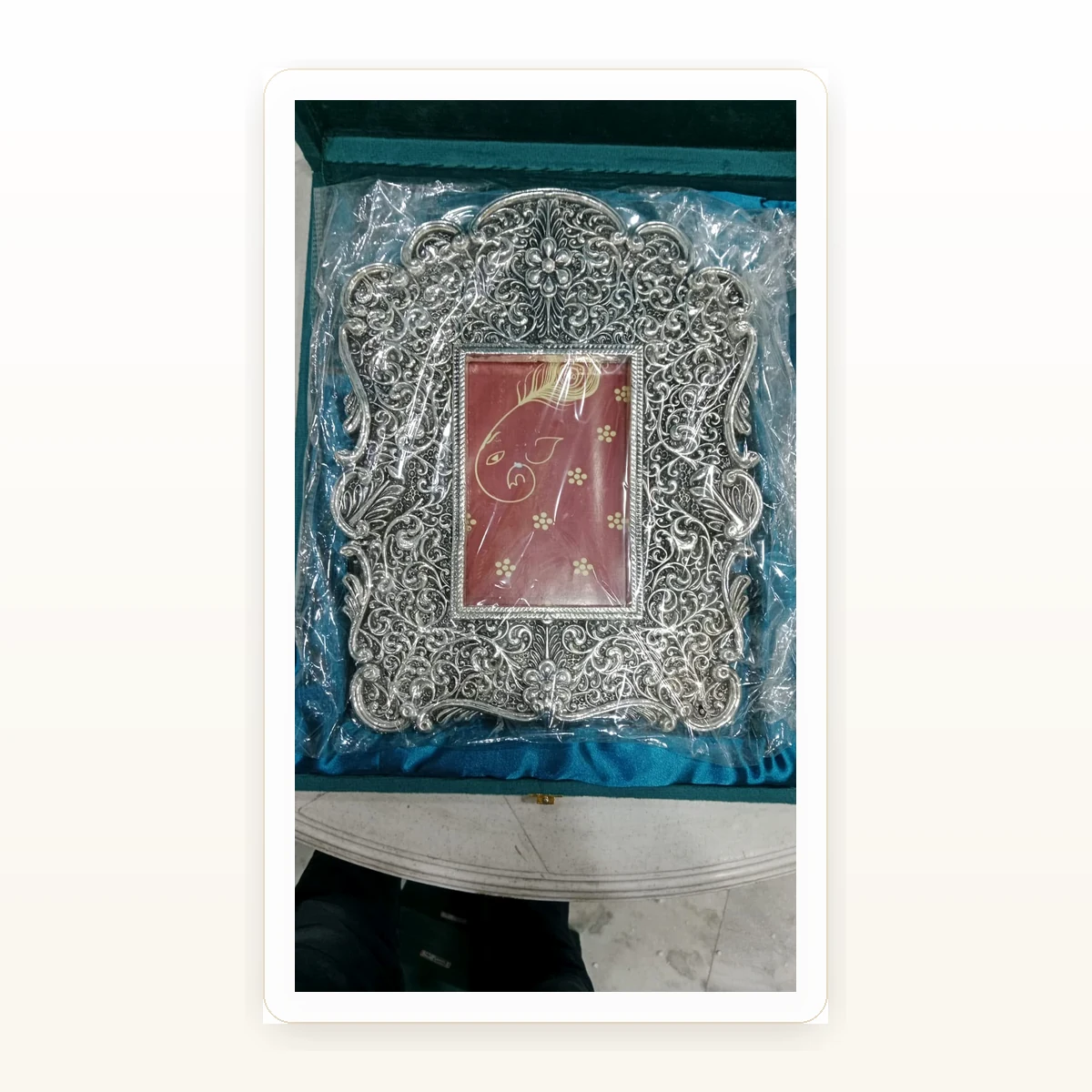 CRESTORA 999 Silver Plated Classic Photo Frame